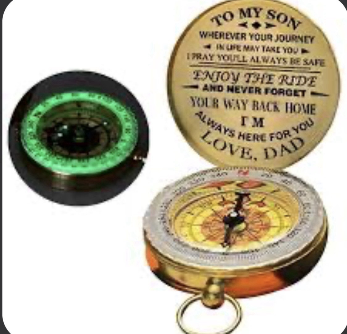 Compass TO MY SON From DAD Luminous Gift
