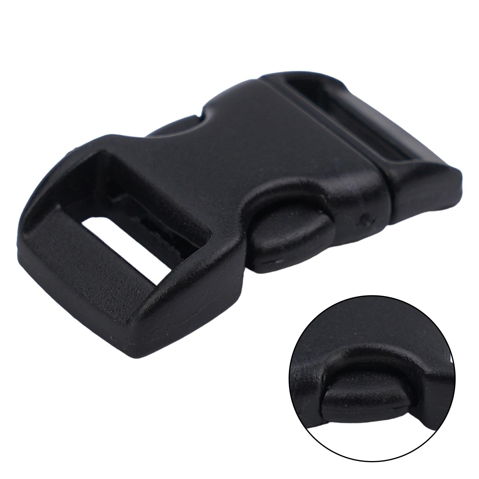 Plastic Buckle Plastic Buckle Practical Umbrella Rope Black Buckle-Paracord