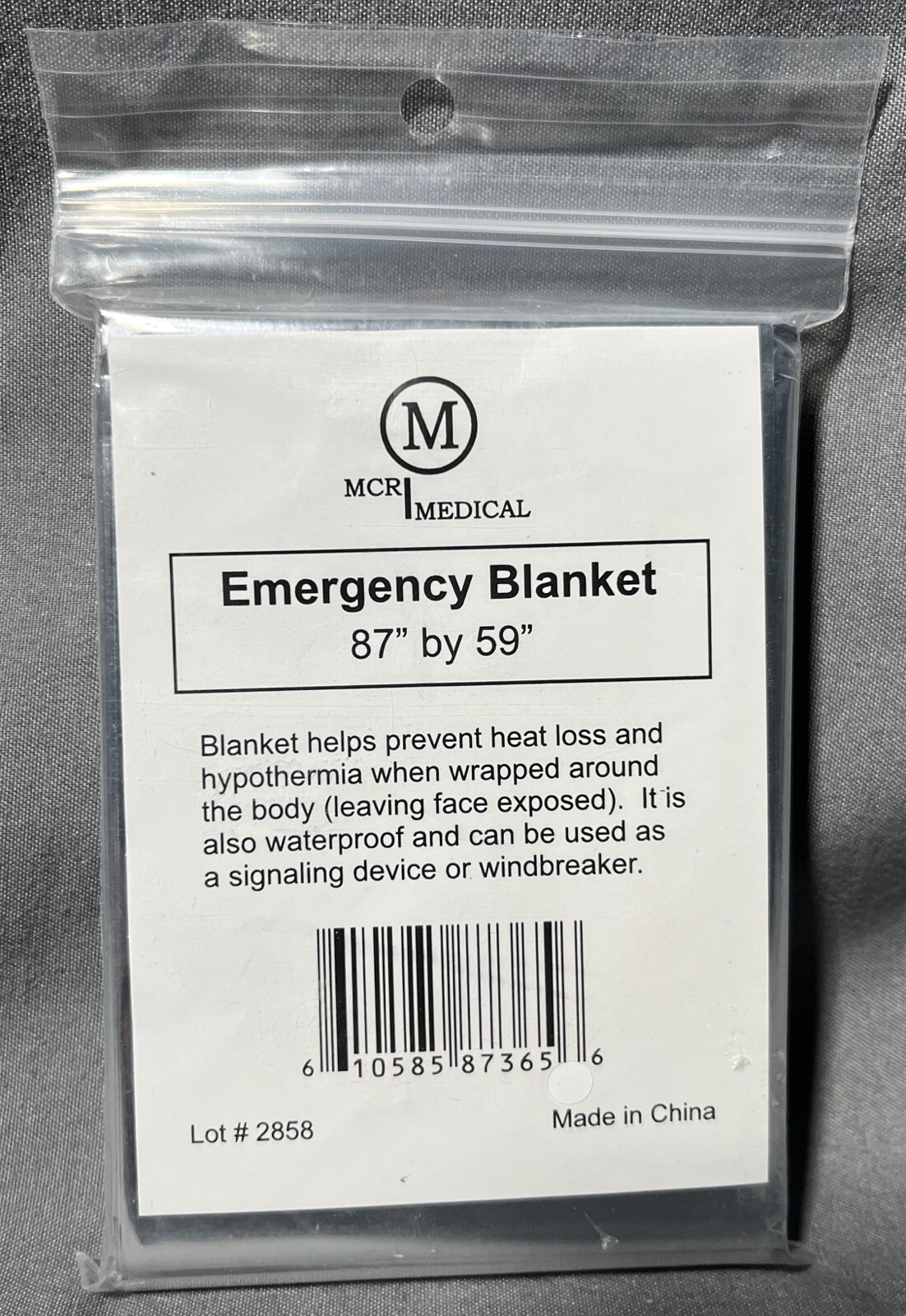 Emergency BLANKET Thermal Survival Safety Insulating Heat 87″ X 59″
