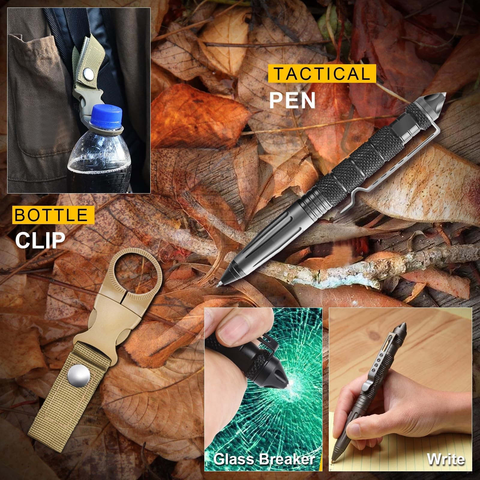MLIPDC 14-in-1 Survival Kit – Perfect Gifts for Men, Camping & Hiking Gear