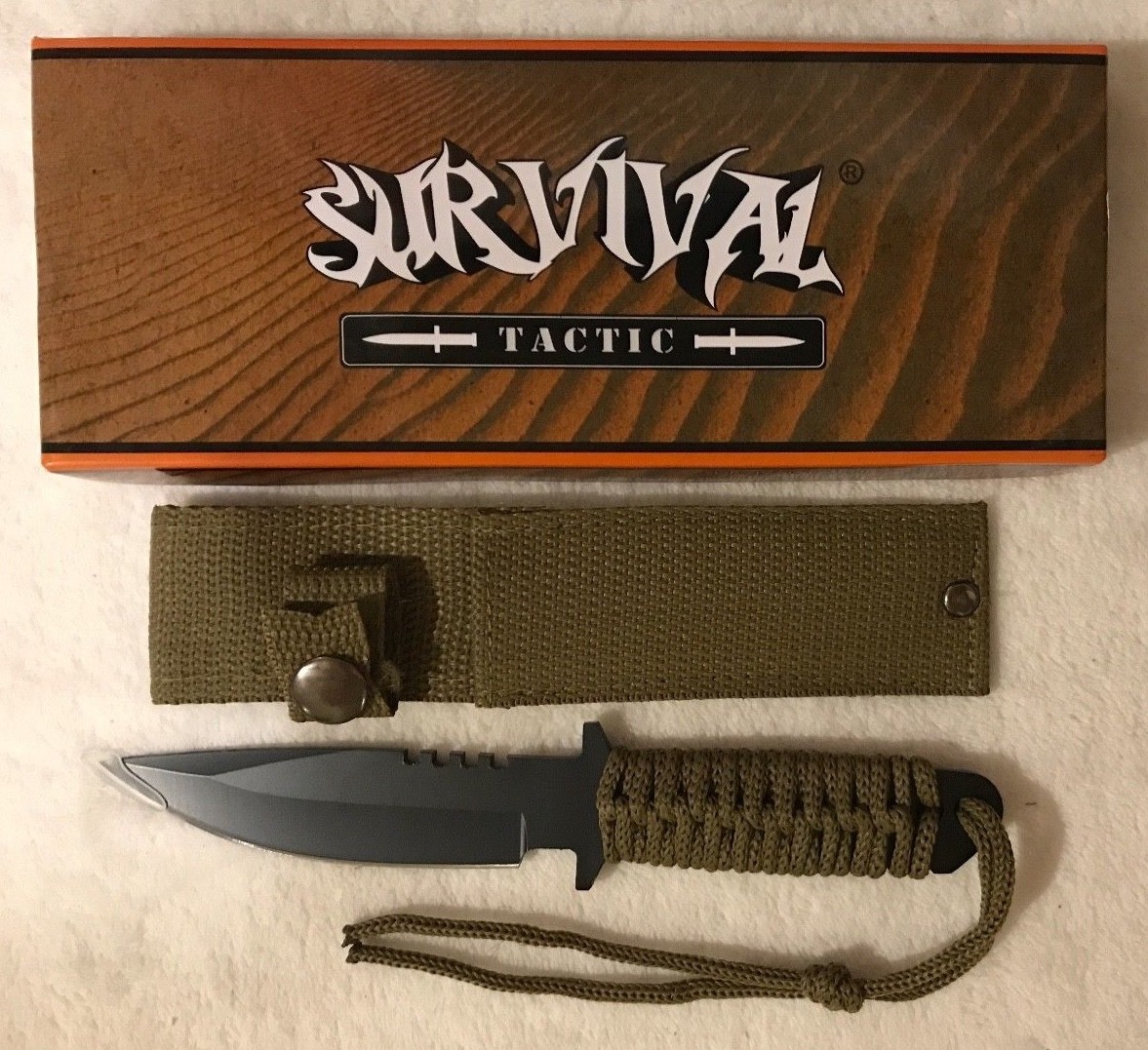 Survival Knife Hunting Bug Out Bag Prepper Emergency Camping EMP Doomsday