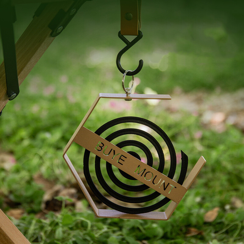 Hanging Mosquito Coil Holder Heat-Resistant Outdoor Camping & Hiking Portable