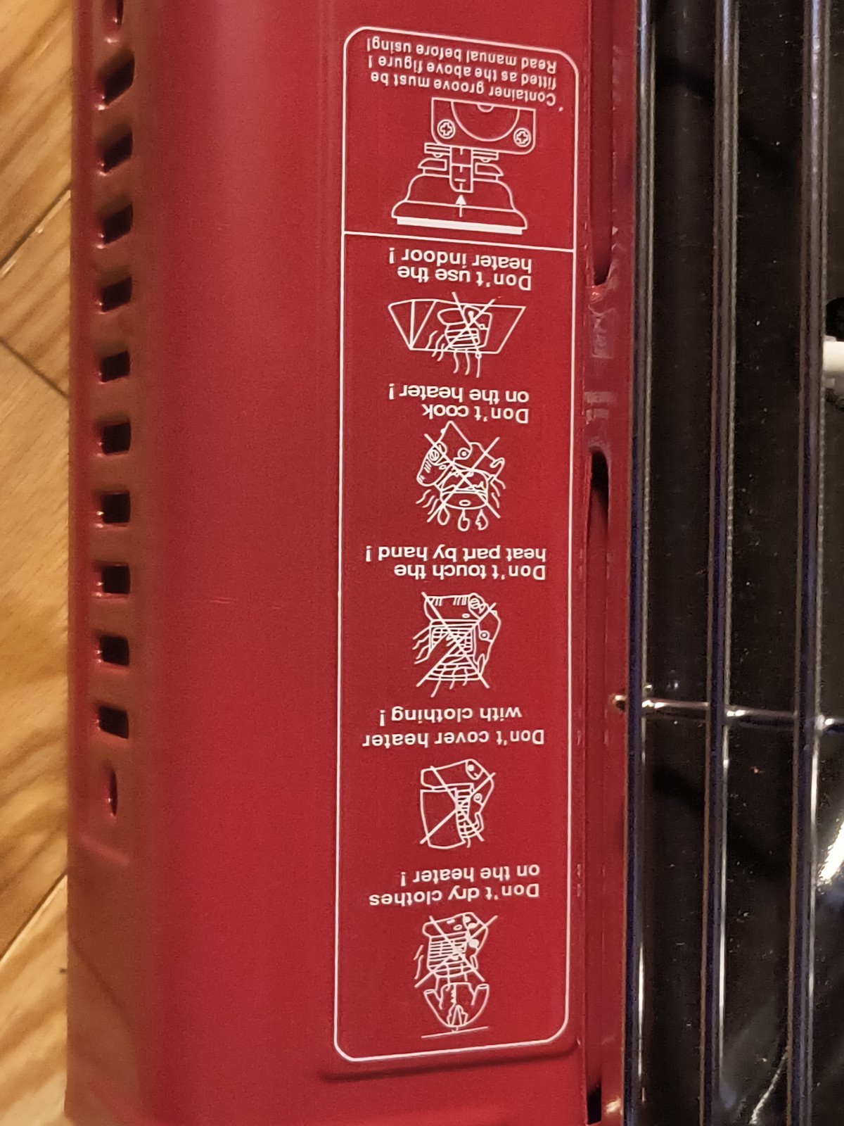 Out Door Portable Butane Heater 2,500-6,000 BTU Heat Source Survival Tools NOS