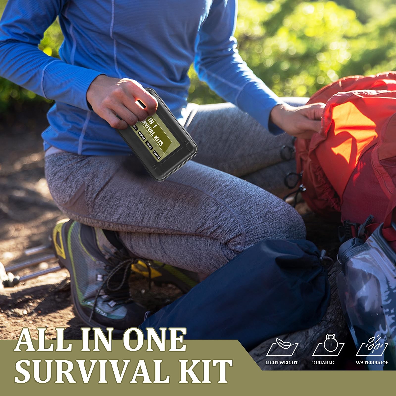 Gifts For Men Dad Husband Boyfriend Him Survival Kits 14 In 1 Survival Gear Camp