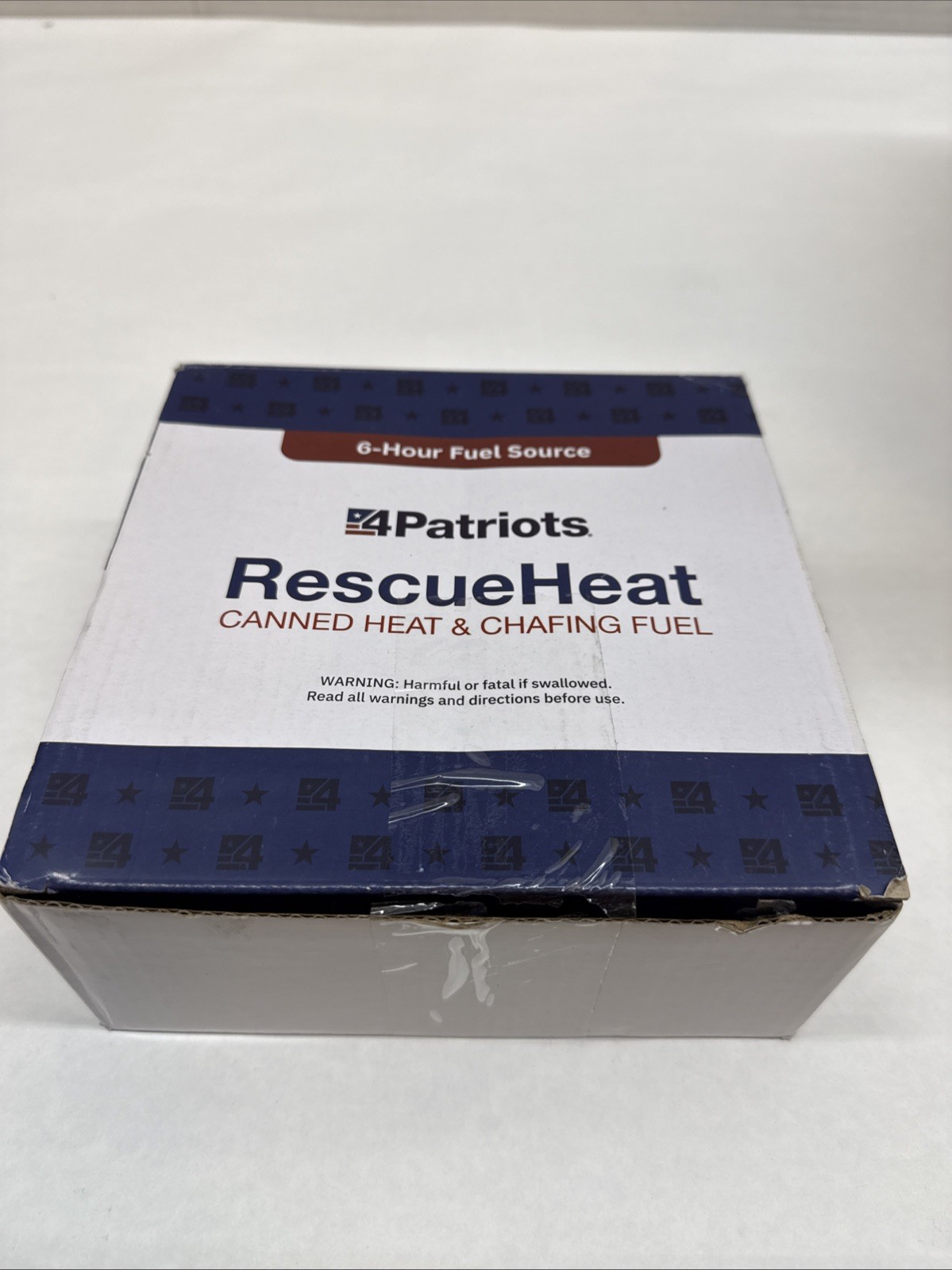 4Patriots RescueHeat 6-Hour Canned Heat & Chafing Fuel Survival Emergency Kit