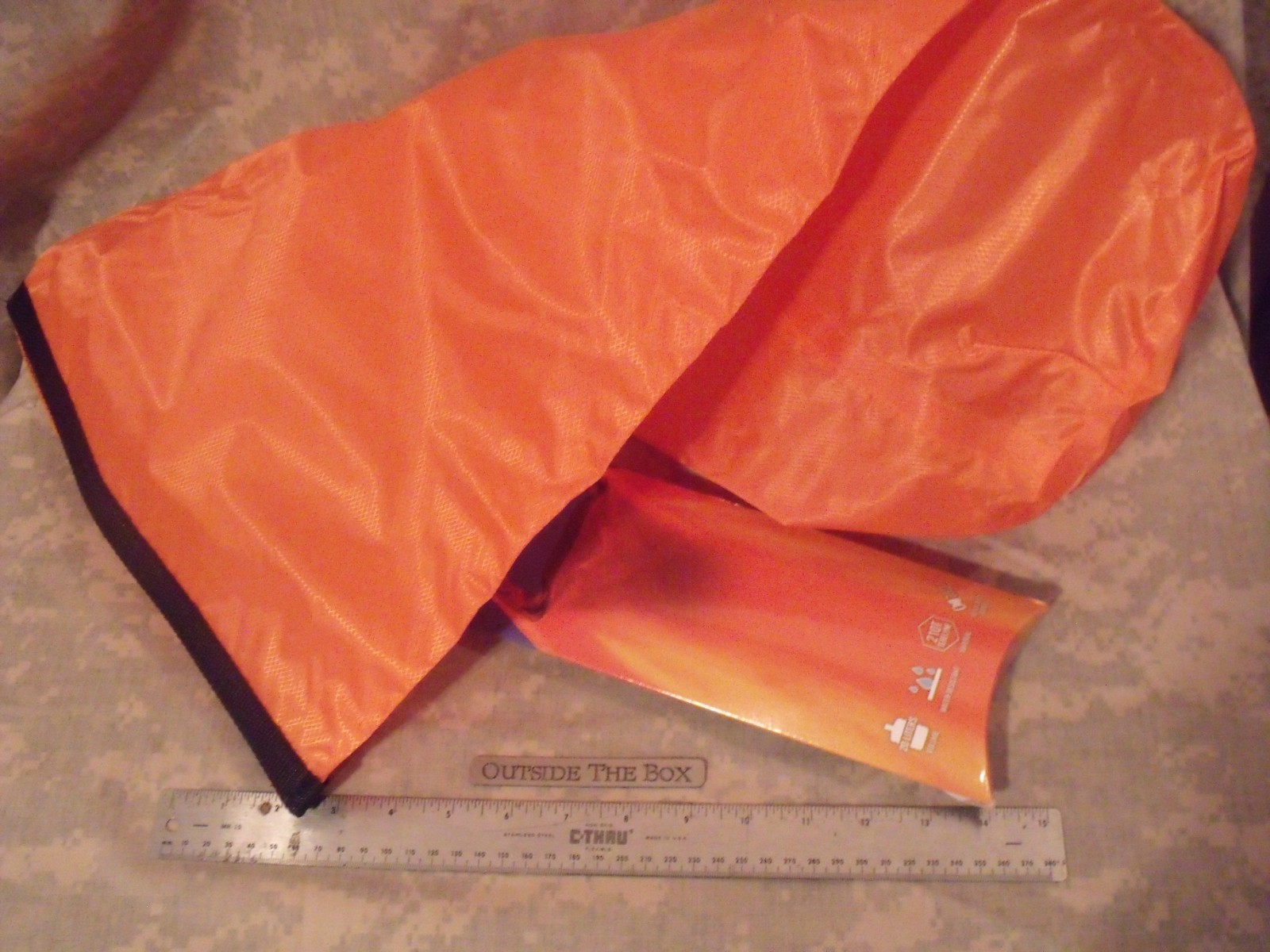 Emergency/Survival – 20L Dry Sack w/buckles, Orange – SE Brand OD-DS2320L