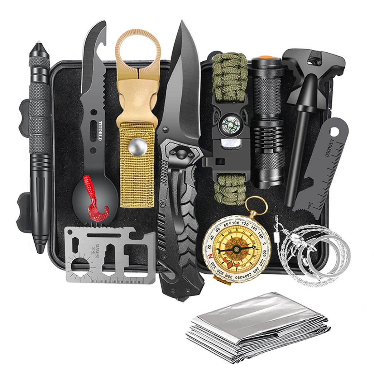Titorld Survival Kit 14 In 1 Survival Gear And Equipment Gifts For Men Dad