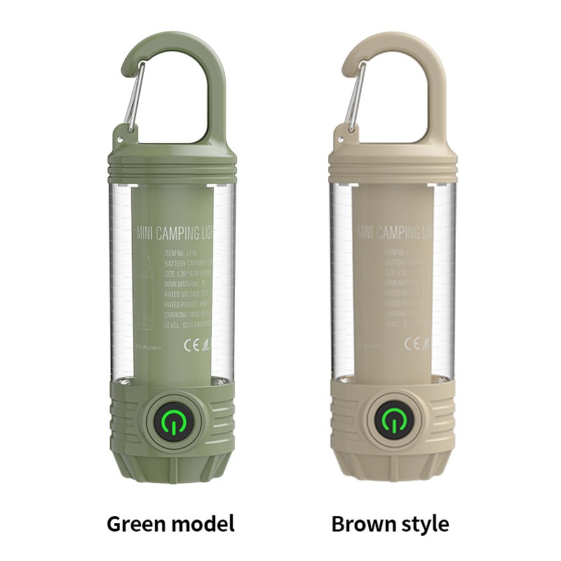Outdoor Camping Essential Multi-Source Hook Mini Portable Camping Lamp