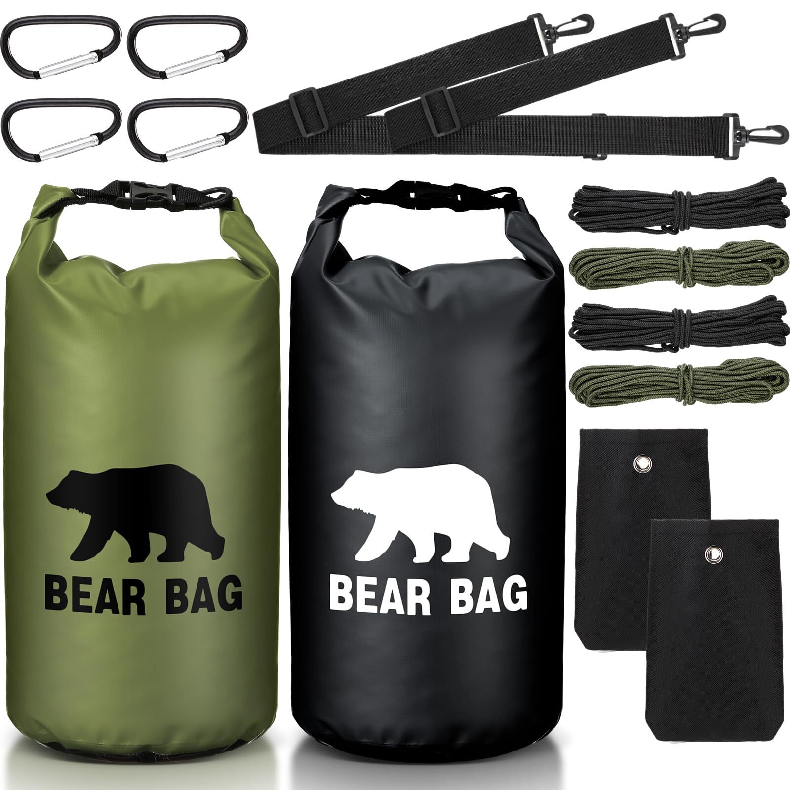 2 Sets Bear Food Bag for Camping Ultralight Food Bag Hanging System Includes …