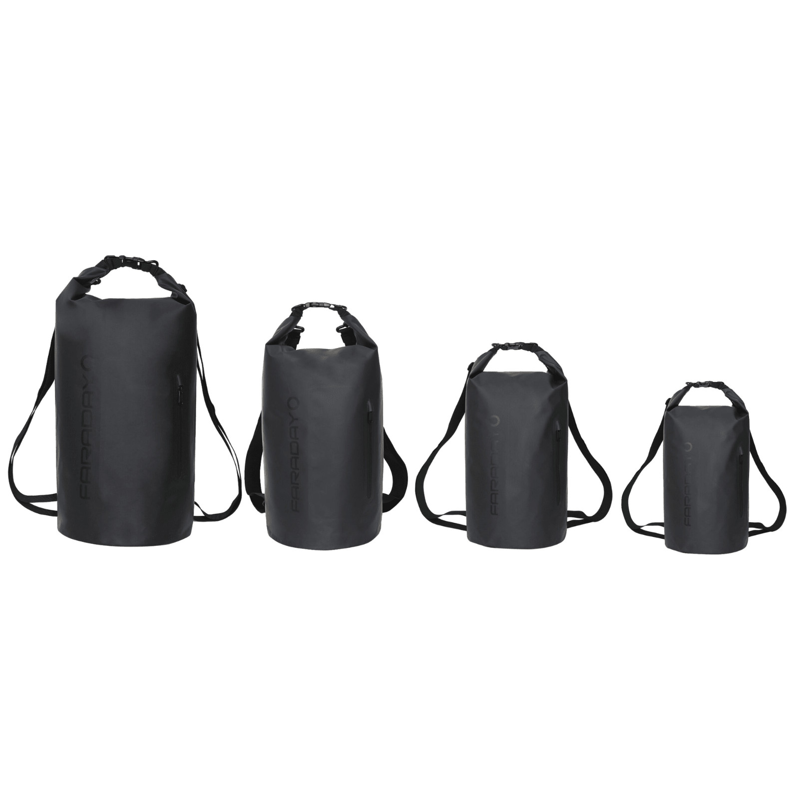 Faraday Dry Bag Sling Pack Stealth Black 5L Waterproof Hiking Backpack