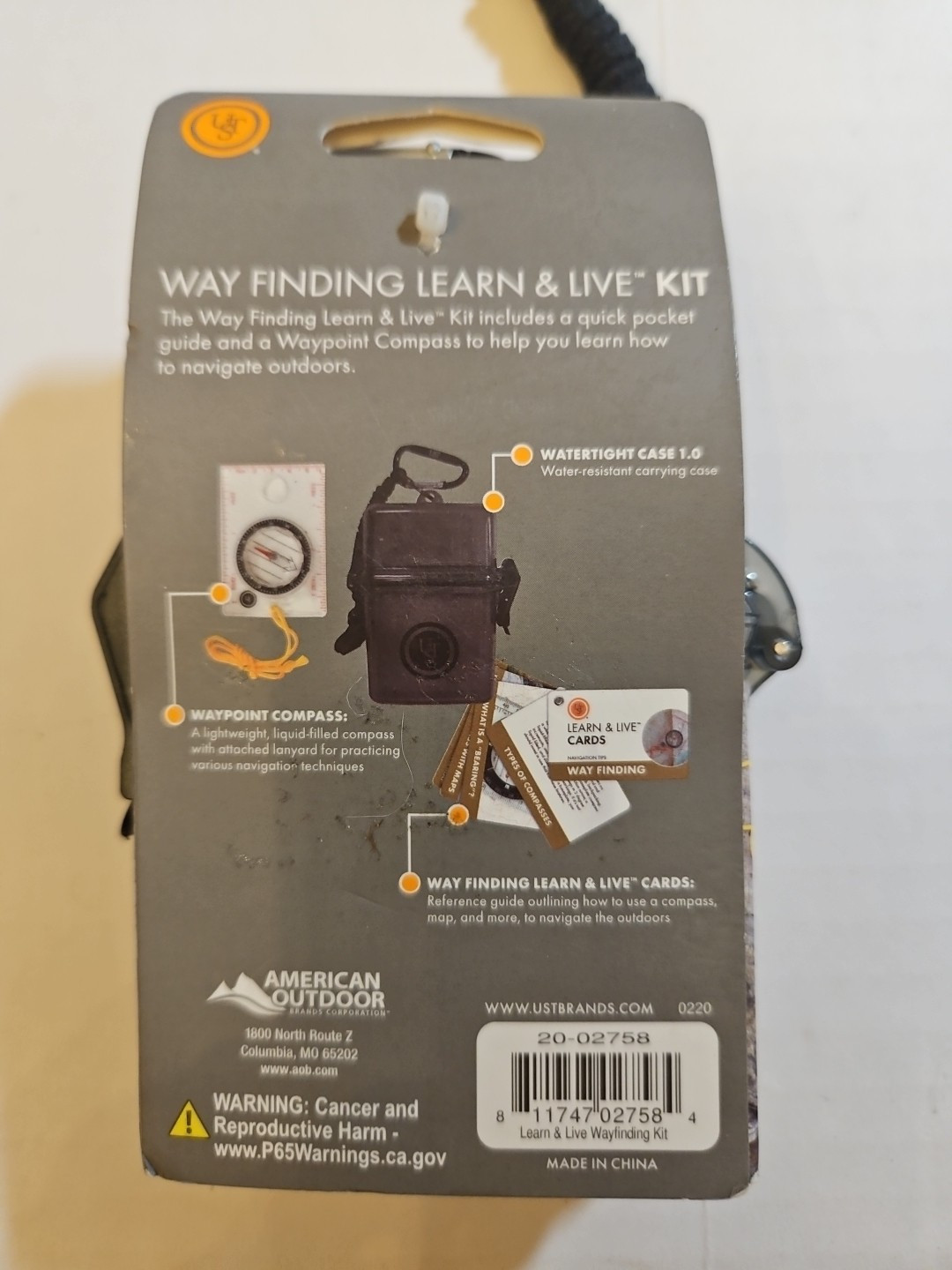 UST Survival Way Finding Learn and Live Kit NEW!~Camping~Wilderness Survival