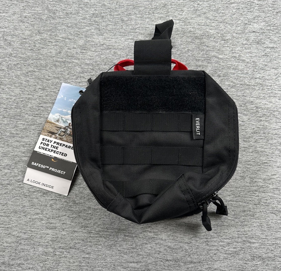 Everlit Survival Trauma Kit BAG ONLY Black Portable Travel Camping Hiking NEW