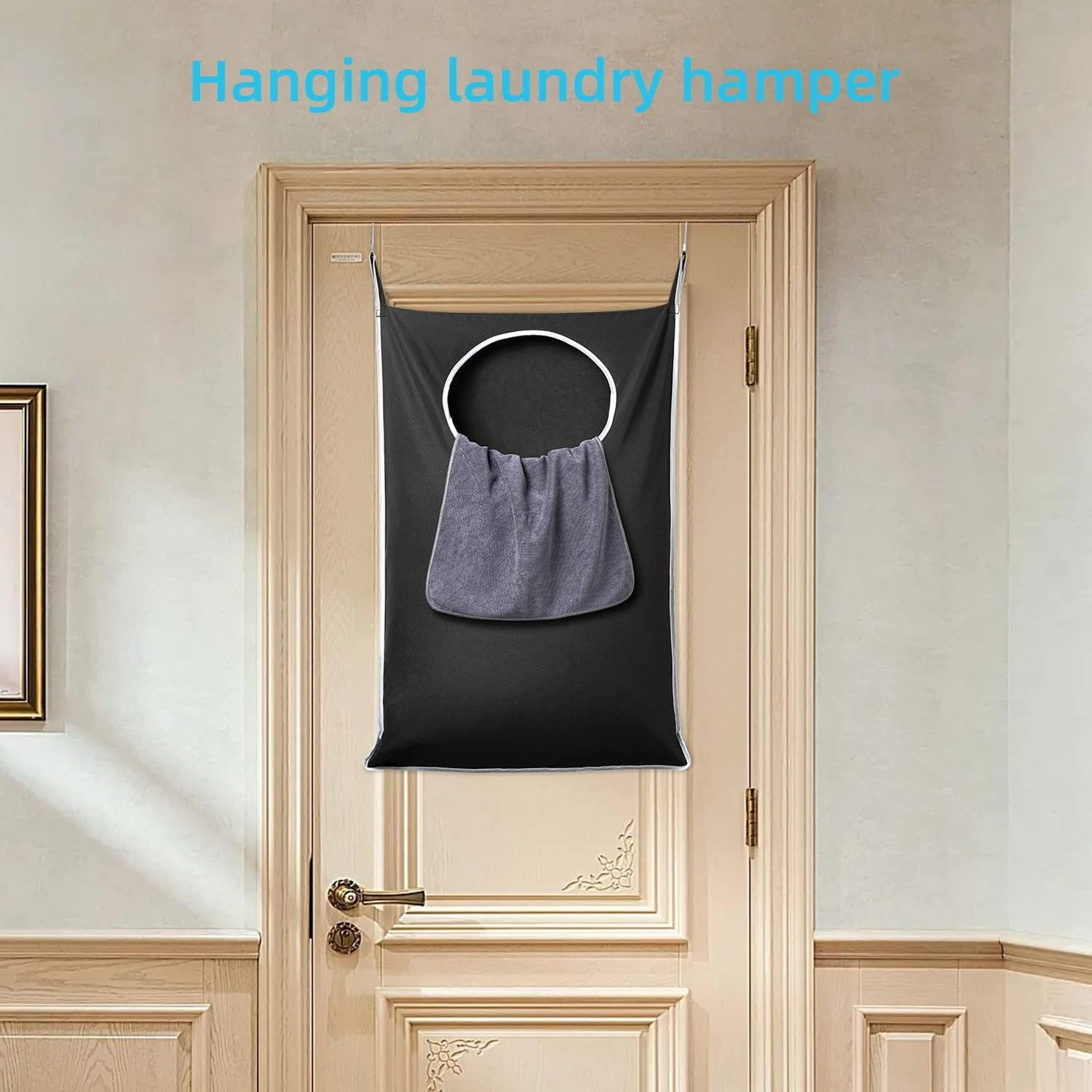 2 Pack Door Hanging Laundry Hamper, XL Hanging Bag with Large Opening