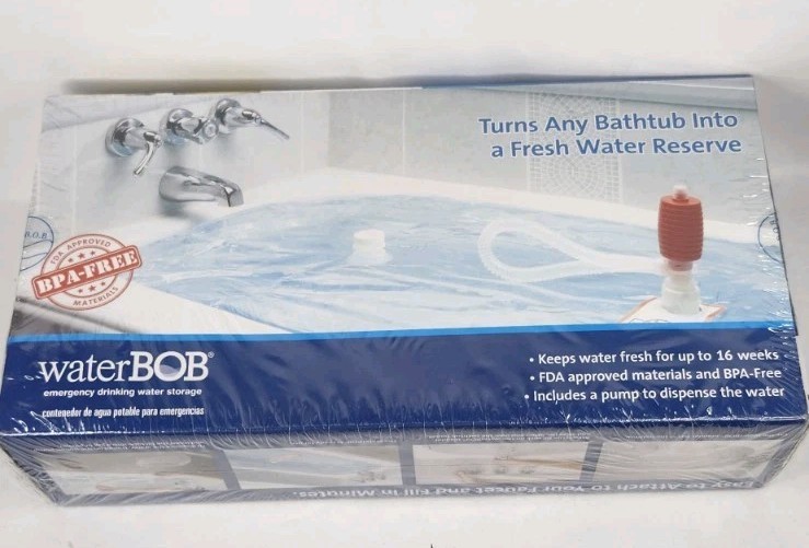 WaterBOB Emergency Survival Drinking Water Storage – 100 Gallons -New- Sealed