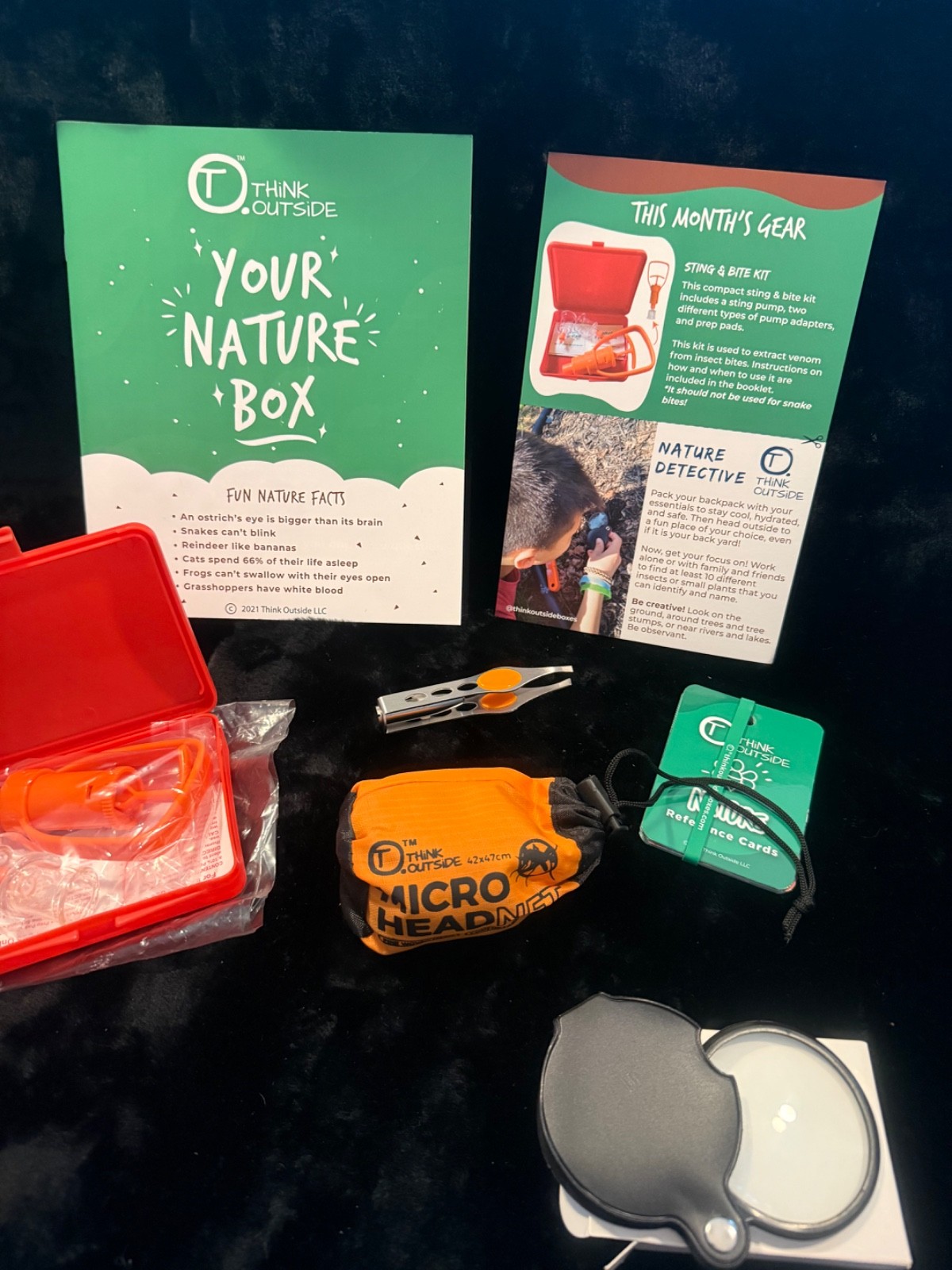 Think Outside Kids Box – Nature Kit w/ Sting & Bite Kit + Magnifier – New-retail