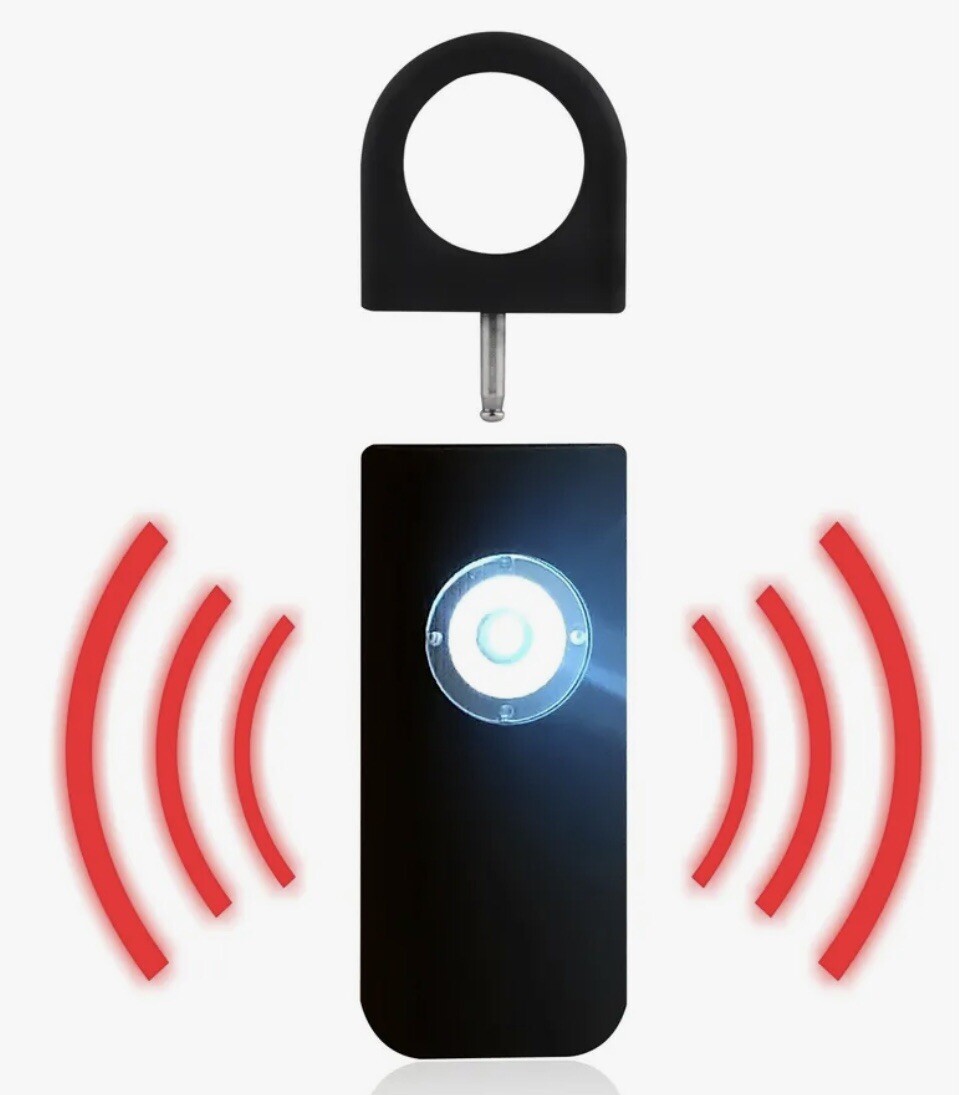 Personal Safety PANIC Alarm STROBE Rape Attack Police Keychain Approved Security