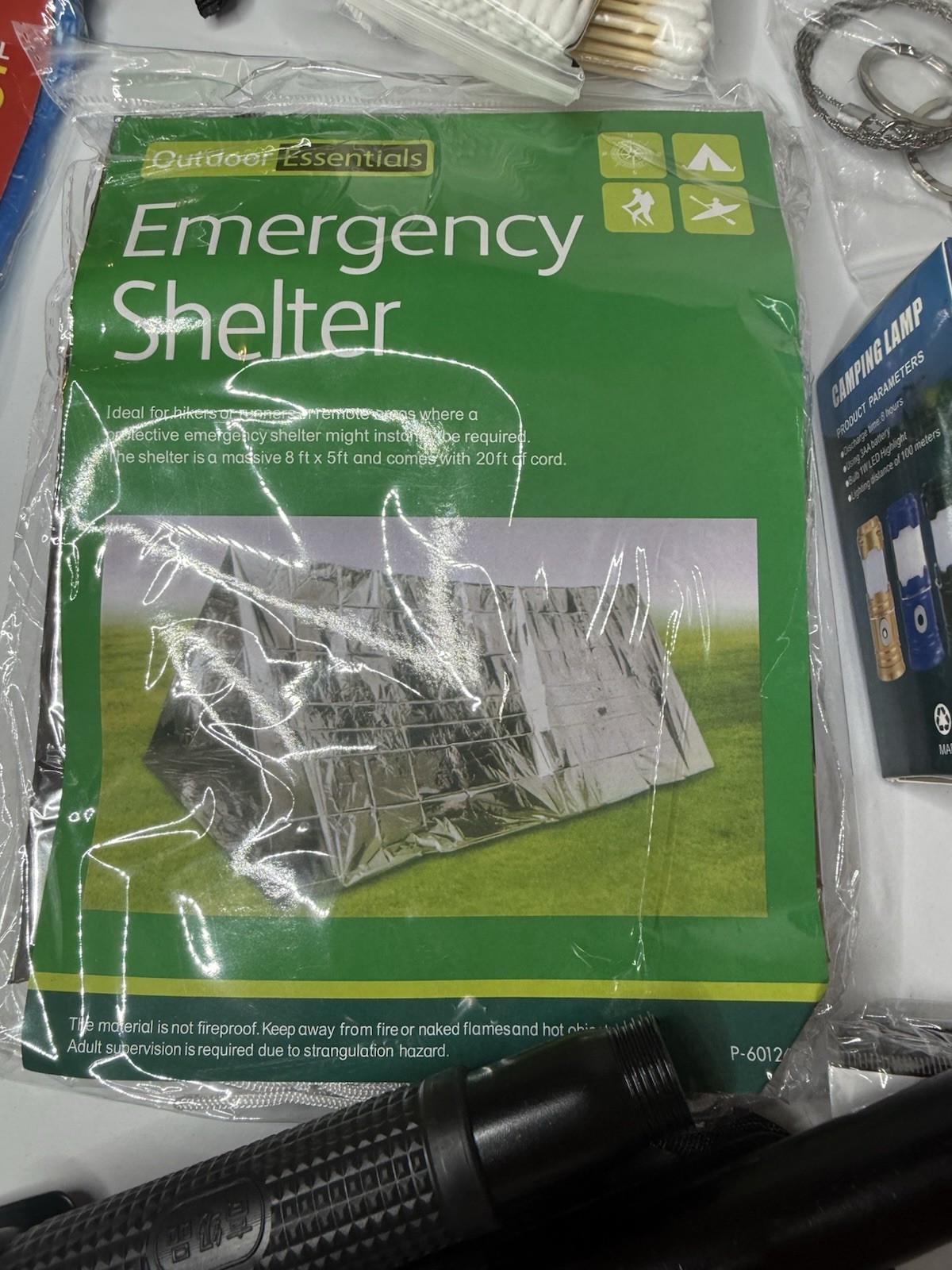 318 Piece Set Emergency Survival Kit First Aid Bug Out Military Kit