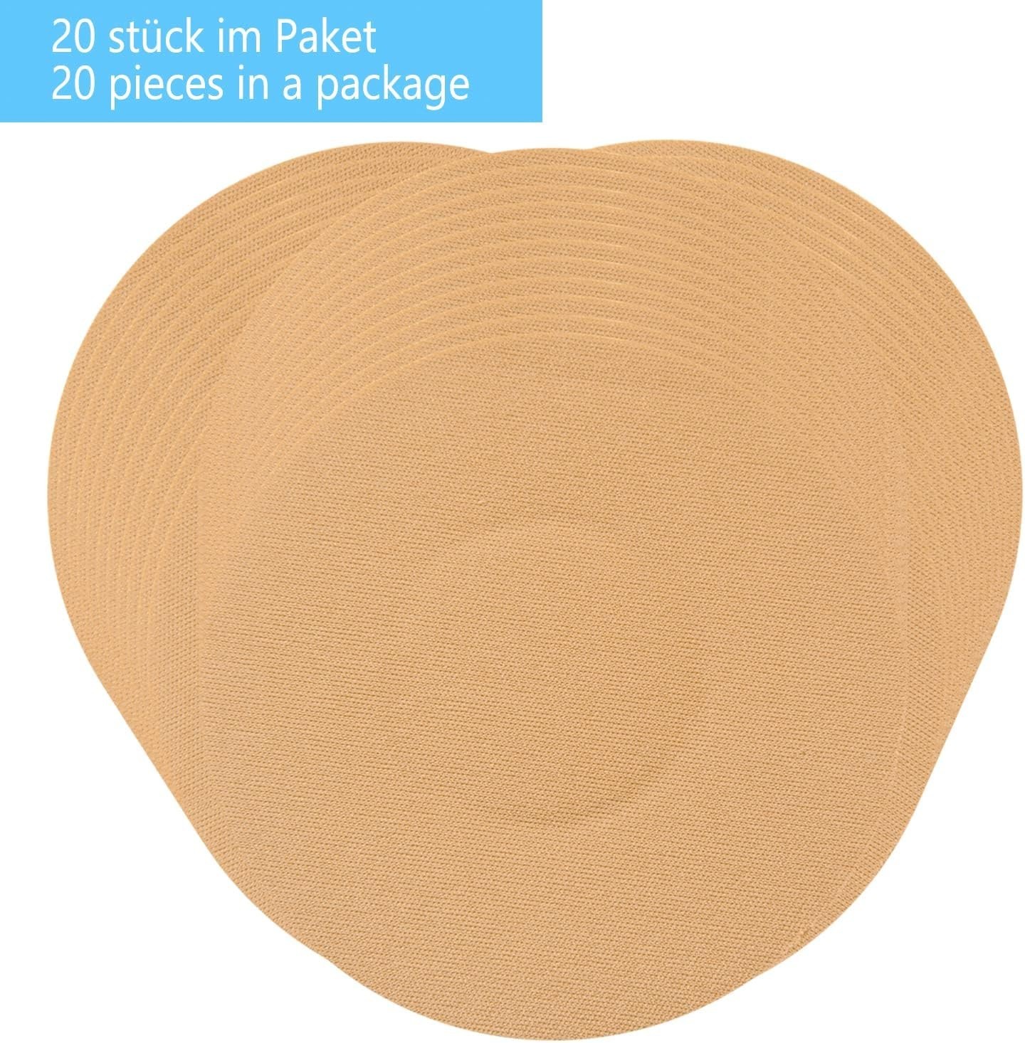 20 Pack Libre 3 Waterproof Breathable Sensor Patches No Glue Center