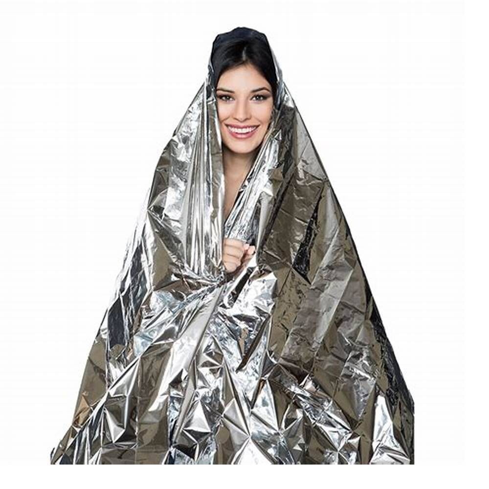 5 Emergency Rescue Space Thermal Mylar Blankets 84 x 52 New! Free Shipping!