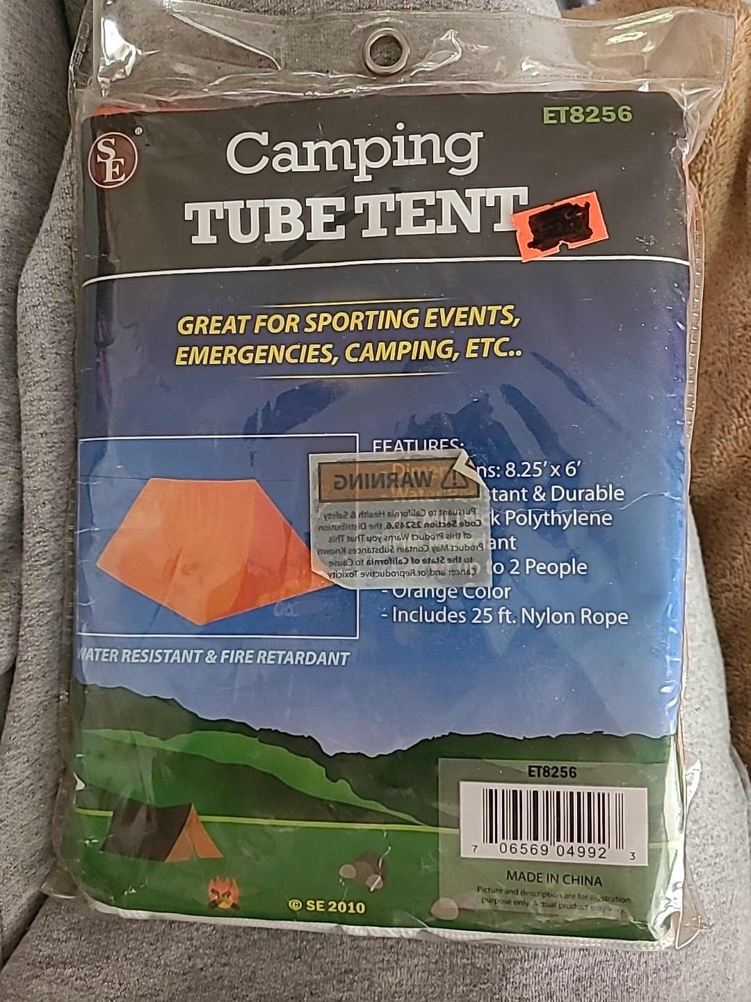Emergency Survival Camping Shelter Tube Tent Waterproof Prepper