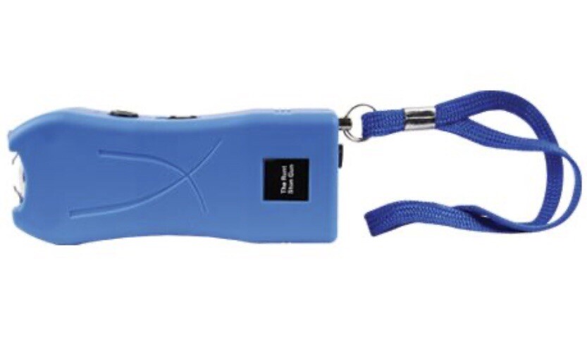 HIGHLY RATED POWERFUL POLICE Stun Gun 911 80 MV Rechargeable w LED Flashlight