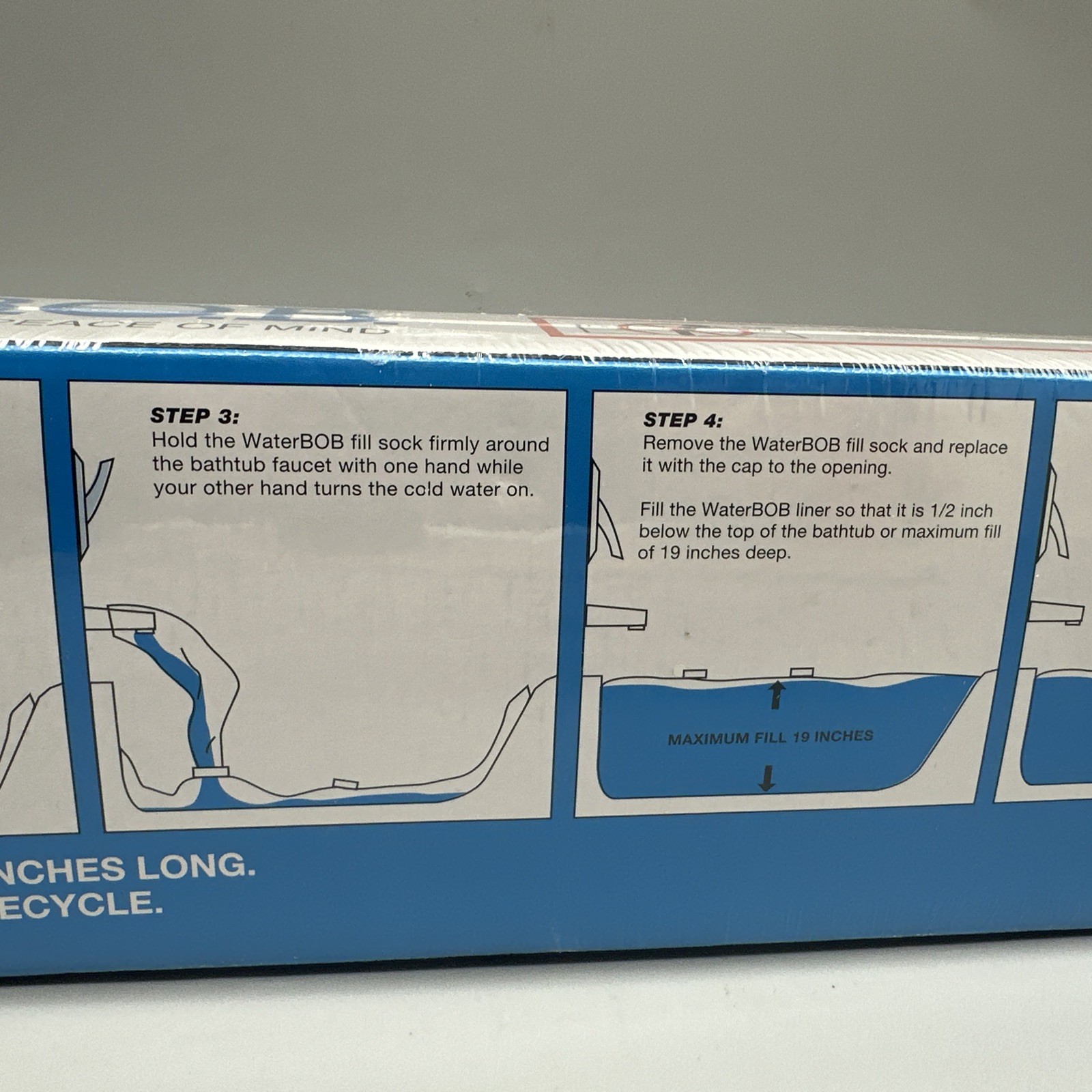 WaterBOB Bathtub Emergency Drinking Water Storage Container 100 gallons Sealed