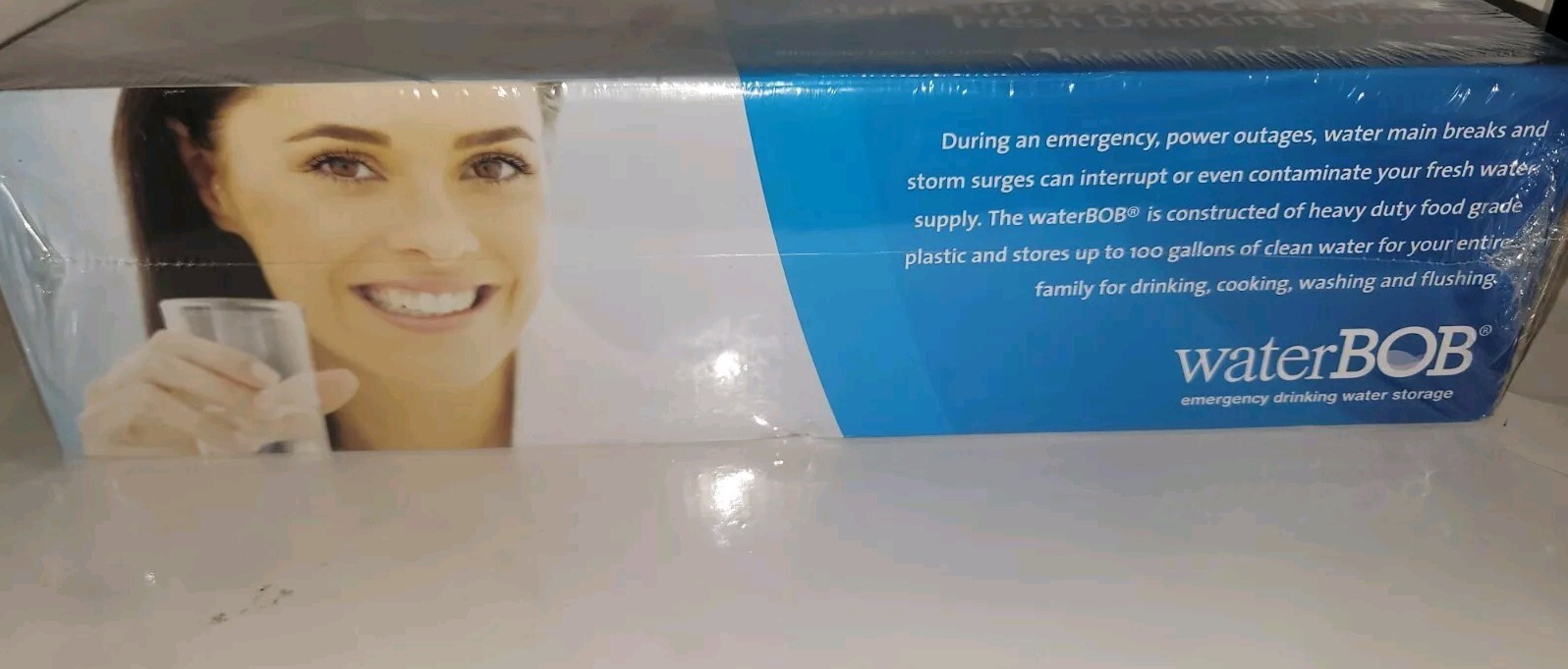 Water BOB Survival Emergency Drinking Fresh Water Storage 100-Gallons Kit SEALED