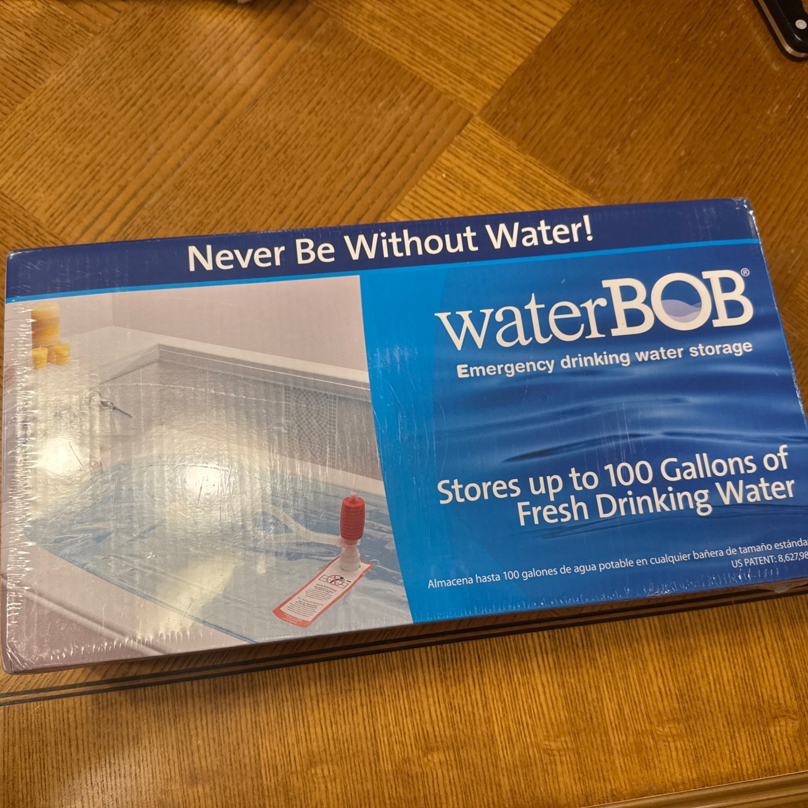 New WaterBOB Emergency Drinking Water Storage Survival 100-Gallons Kit Sealed