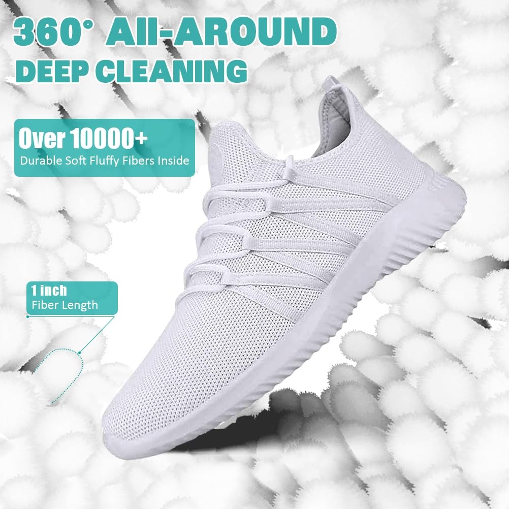 Shoe Washing Machine Bag 2 Pack, 360°Deep Clean 12.87 liters, White2pcs