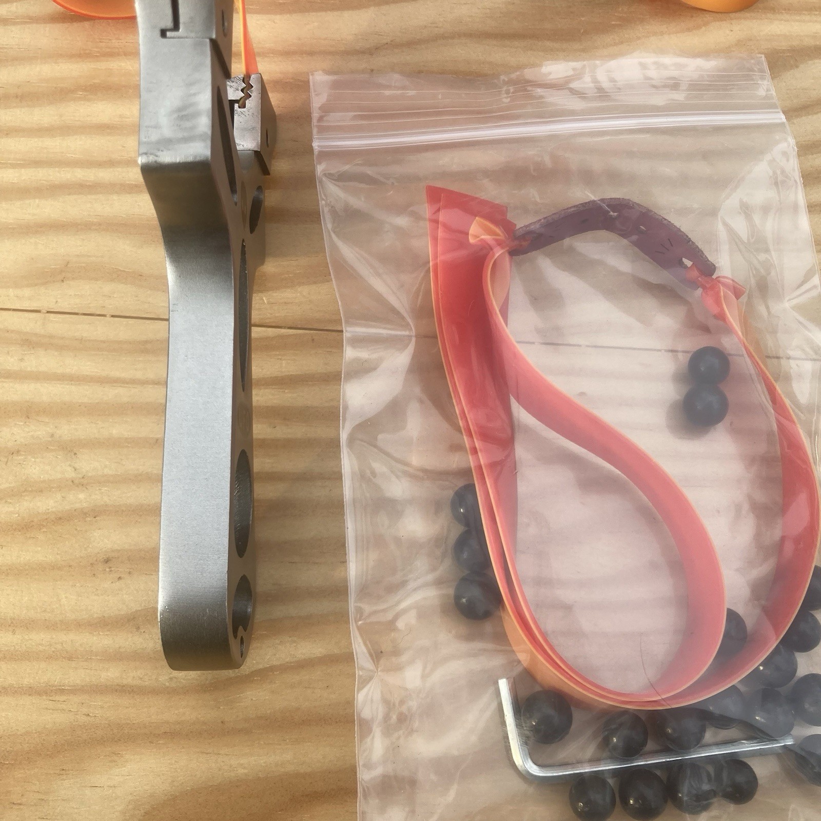 Tactical Stainless Steel Slingshot 3/8” | Outdoor Survival Kit
