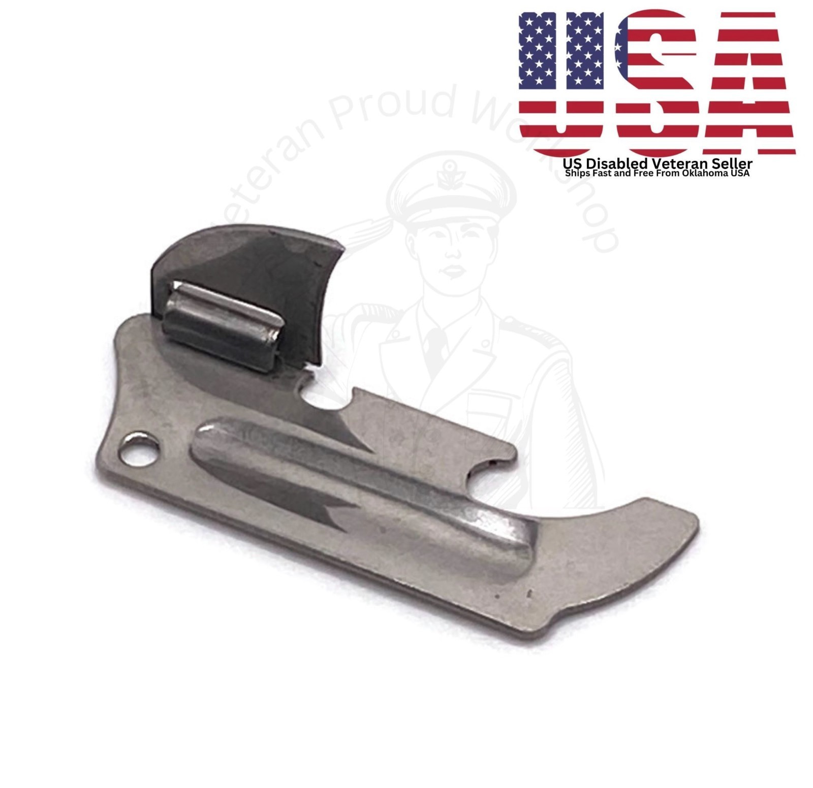 2 in 1 Can Opener Bottle Opener British Army P51 Ships Free with Tracking