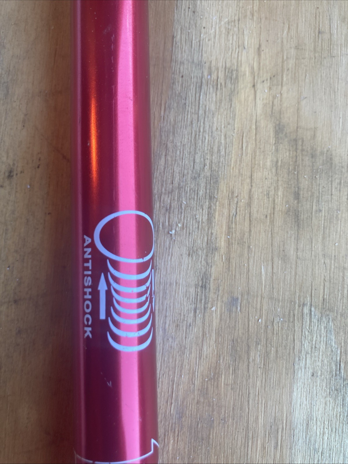 Swissgear Aluminum Extendable/ Collapsible Walking Pole, Red, Used