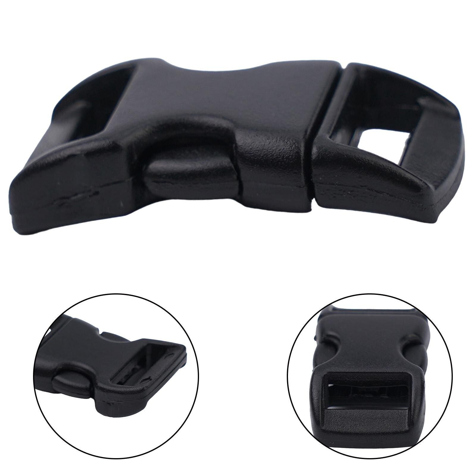 Plastic Buckle Plastic Buckle Practical Umbrella Rope Black Buckle-Paracord