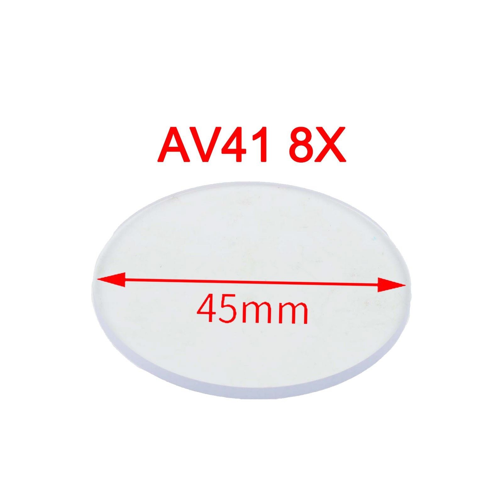 6x 8x Lens for Compound Bow Scopes 45mm Resin Clarifiers for Accurate Vision