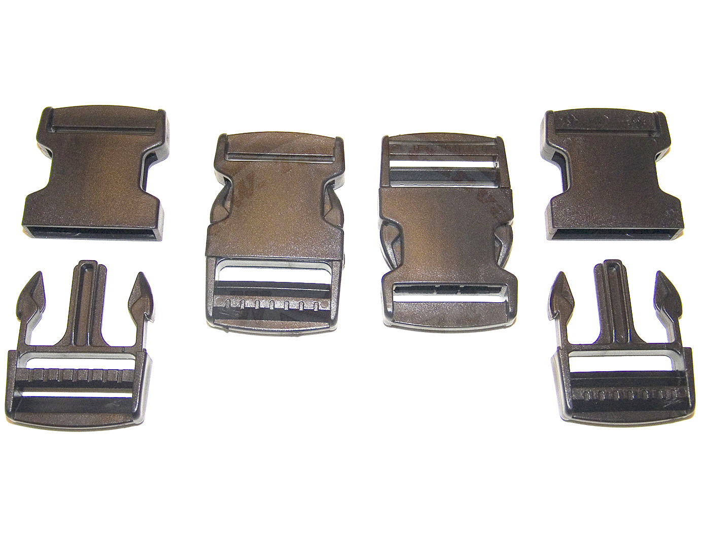 Quick Release Buckle, Side Release, 1½” Plastic, 4 Pc Set – Shipped from USA