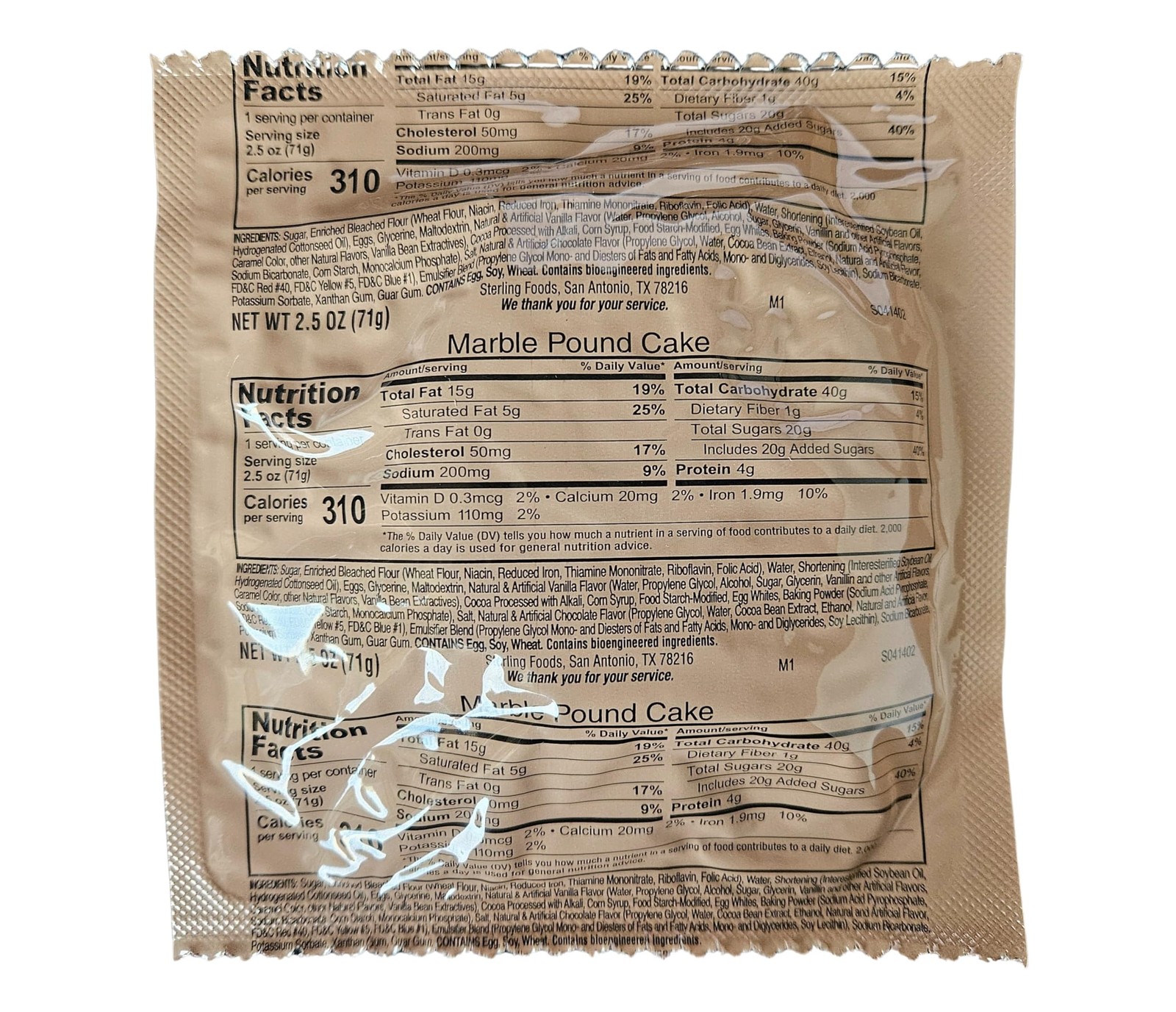 12 Pack MRE Desserts (12 Dessert Sampler) 12 Count