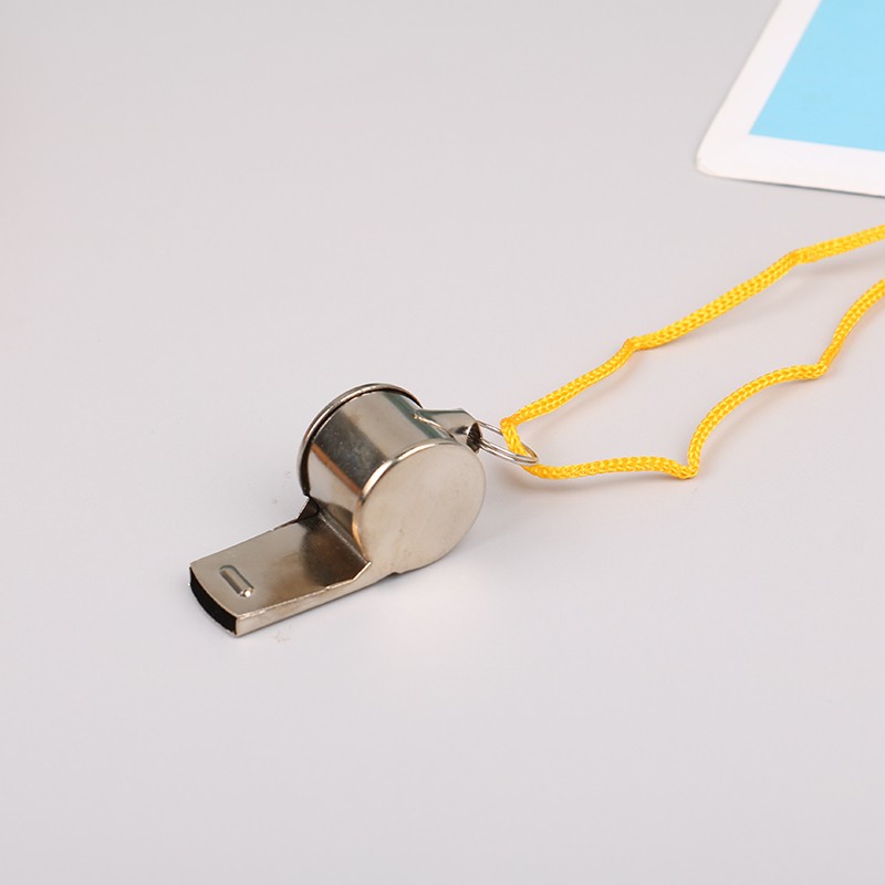 1/12Pcs Metal Whistle Referee Sport Stainless Steel Whistles Training Tools