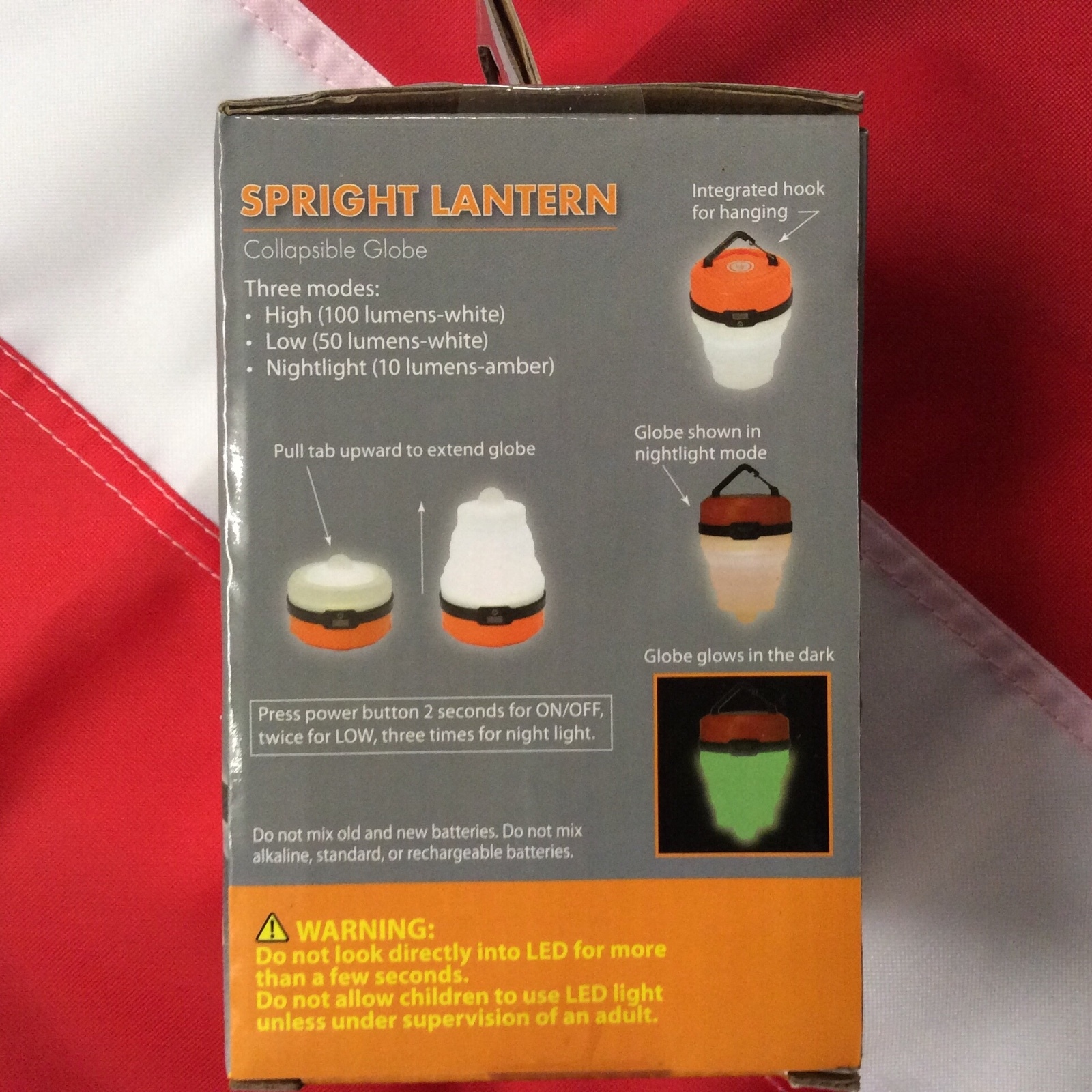 Spright Lantern collapsible globe survival emergency tactical gear equip UST