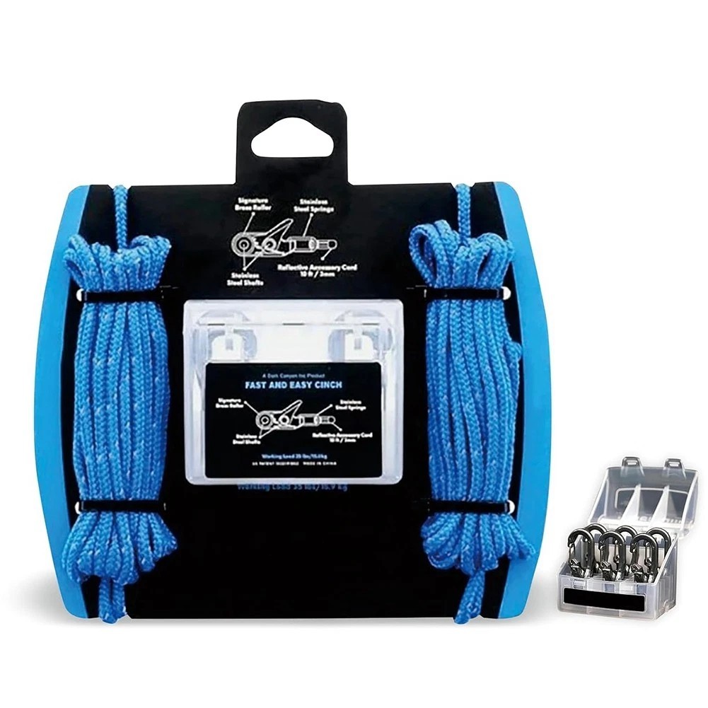 Outdoor Tensioner with Rope Roller Paracord Cinching Tool for Camping,8678