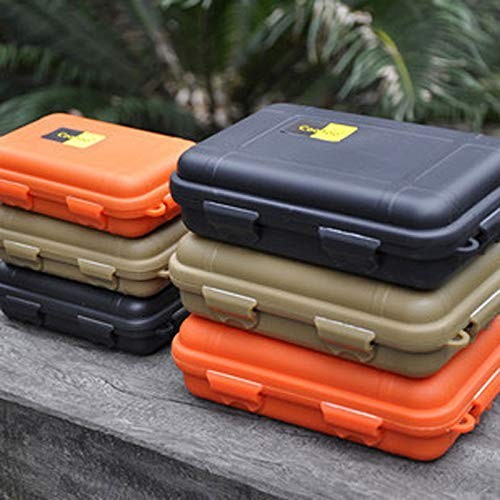 3Pcs Outdoor Survival Box, Container Storage Case Plastic Shockproof Boxes Su…