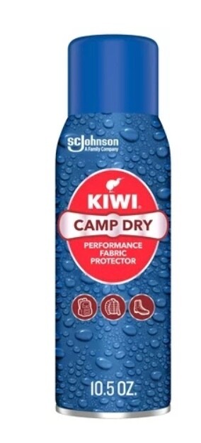 Kiwi Camp Dry Fabric Protector Water Protection Spray, 10.5 Oz. Spray Can