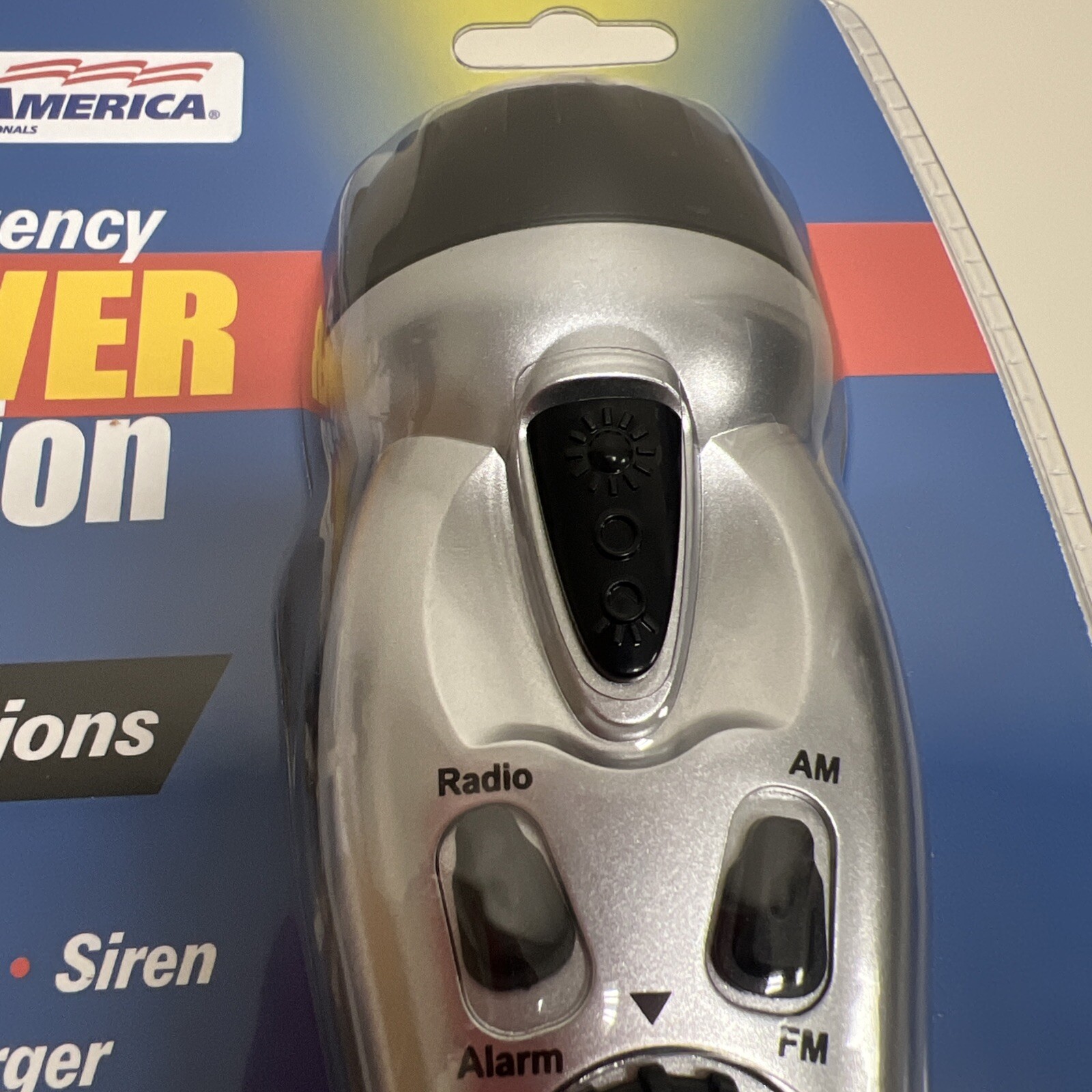 Ready America Emergency Power Station Flashlight Phone Charger Radio