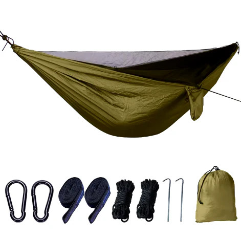 Quick‑Open Mosquito Net Hammock – Insect‑Proof Camping