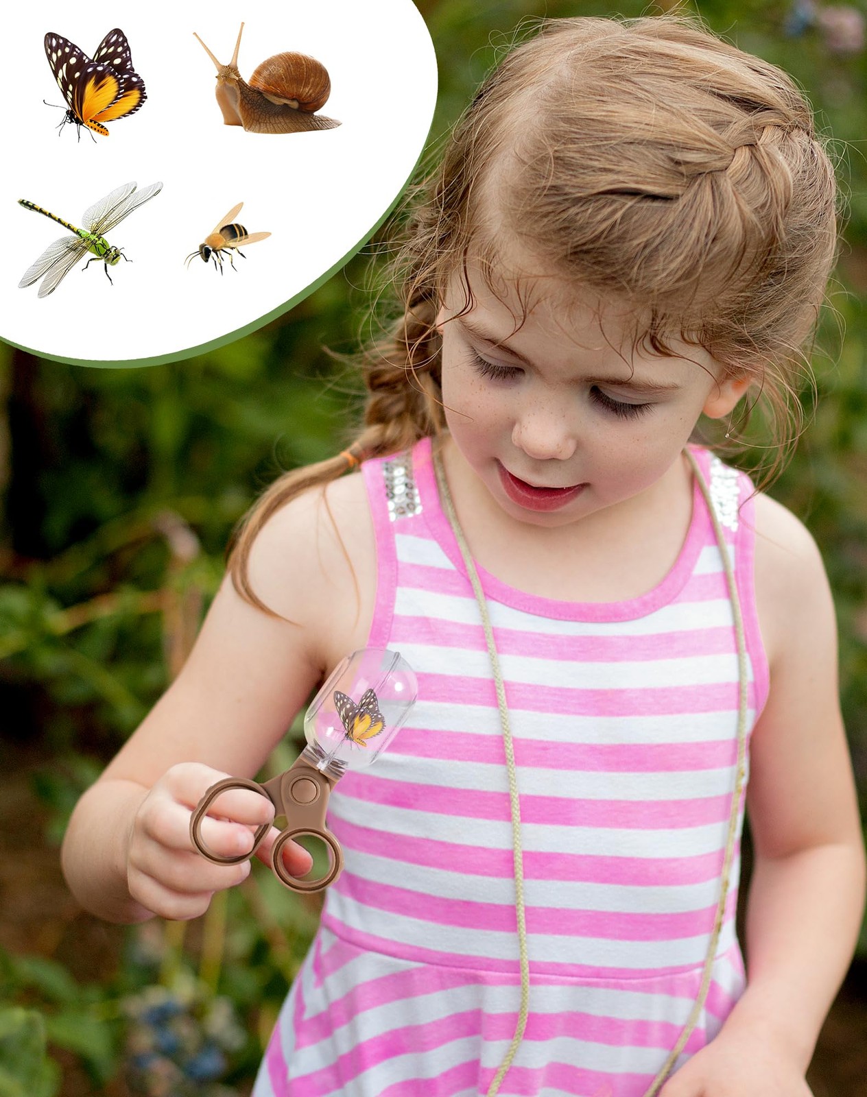 Insect Catcher & Kids Explorer Set, 2 Kids Butterfly Catcher Explorer Set…