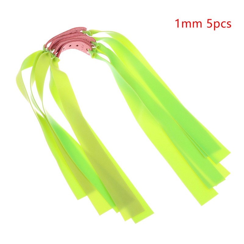 5Pcs Powerful Shooting Rubber Bands Hunting Slingshot Resilient Rubber Bands
