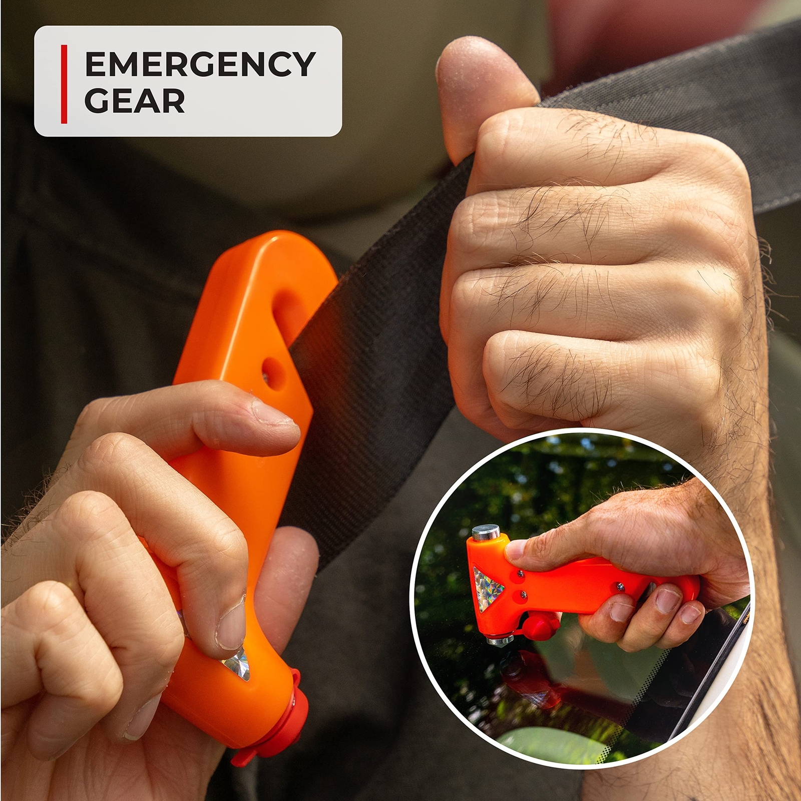 Thrive Roadside Car Emergency Kit (104 Pieces) – Car Safety Kit with Jumper C…