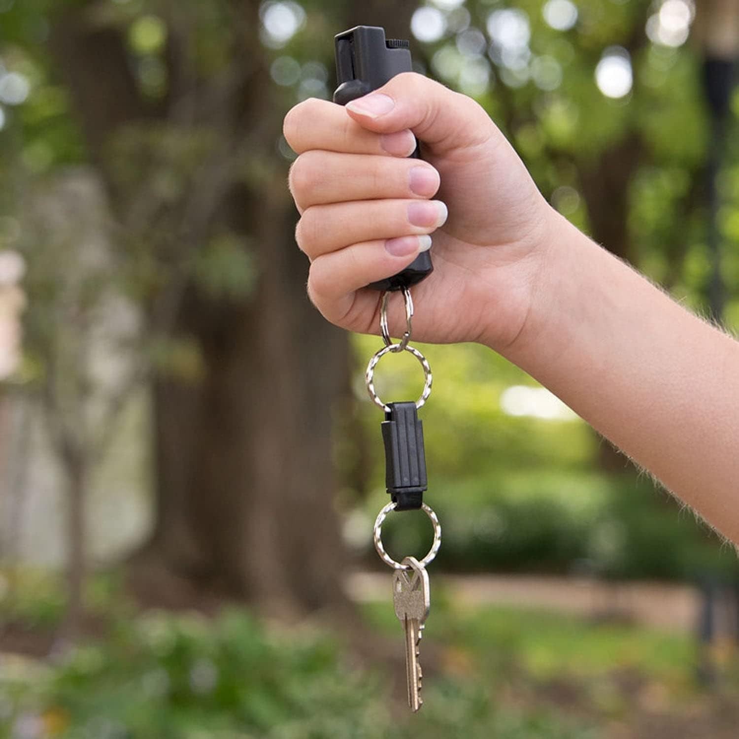 Sabre Red Pepper Spray Keychain .54oz Quick Release Black UV Dye HC-14-BK-US-02