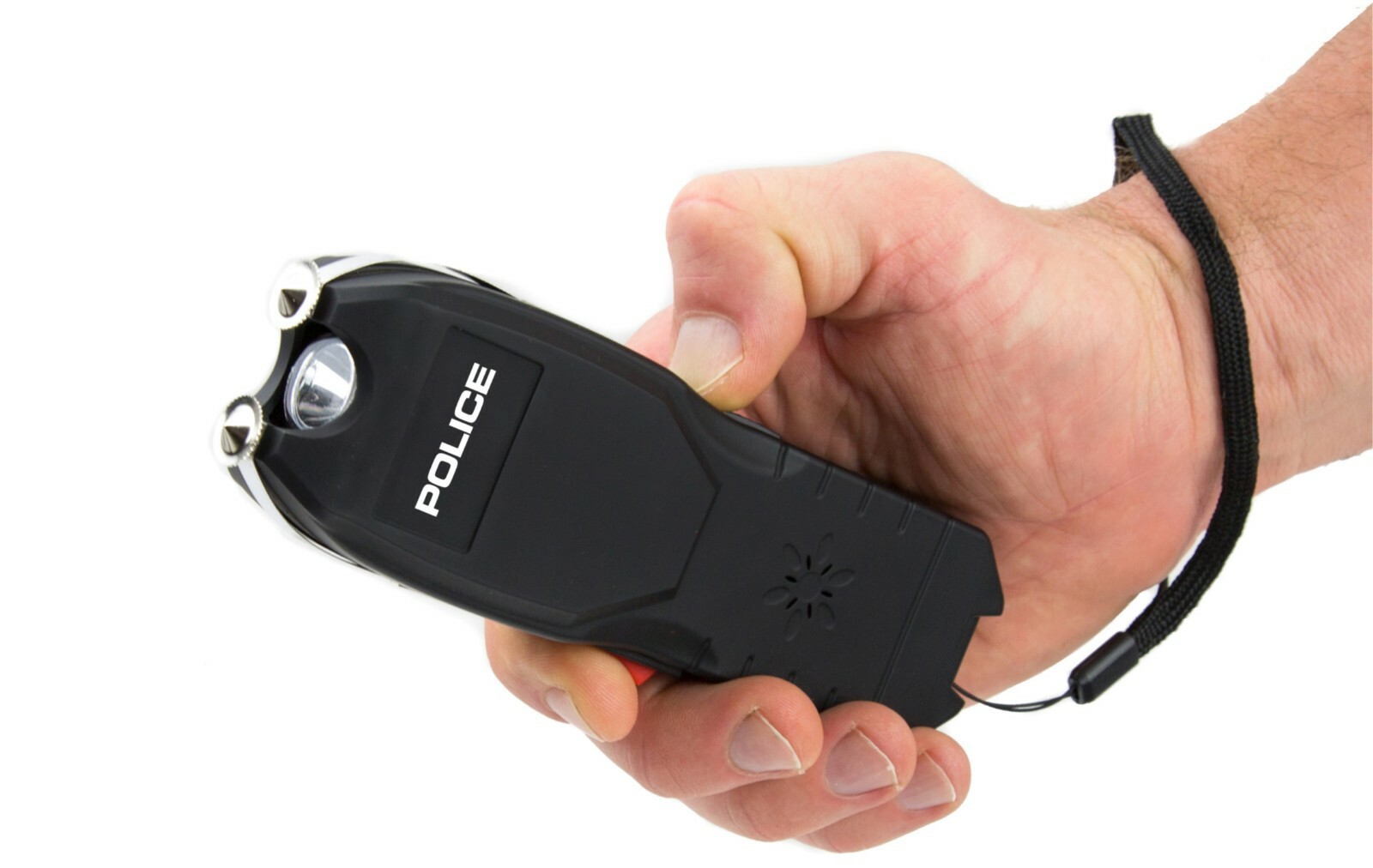 POLICE Stun Gun 2101 Max Volt Rechargeable with LED Flashlight & Siren Alarm