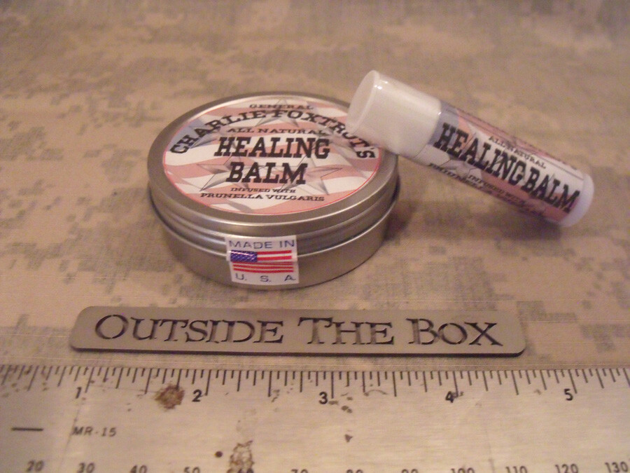 General Charlie Foxtrot’s ALL NATURAL Healing Balm, (1) .15oz TUBE & (1) 2oz TIN