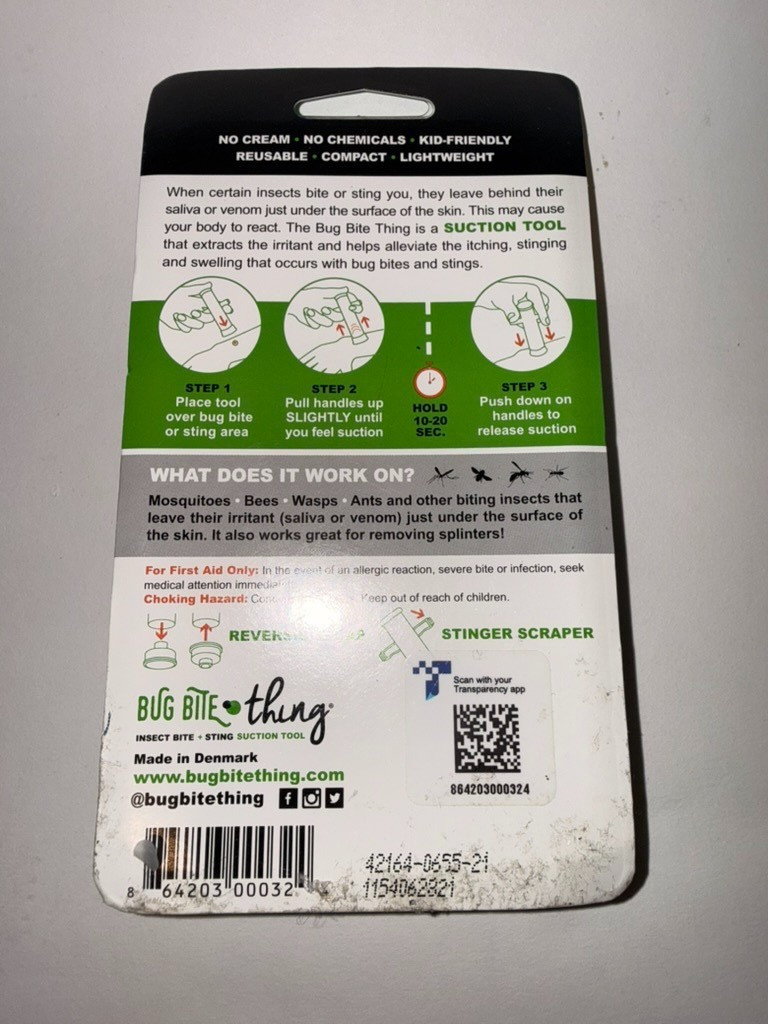 Bug Bite Thing Suction Tool Poison Remover Insect Bite and Sting